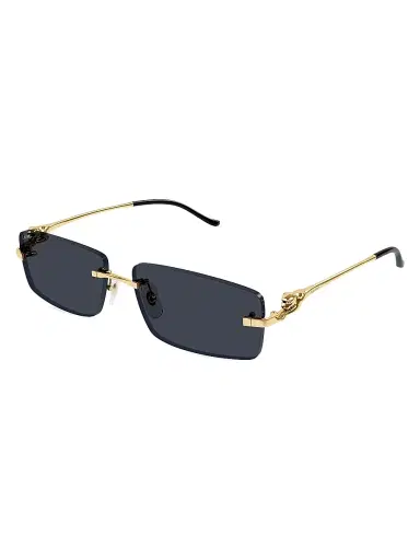 Cartier Men's Panthère Classic 58MM Rectangular Sunglasses - Gold | Thumbnail 1 Cartier Men's Panthère Classic 58MM Rectangular Sunglasses - Gold | Thumbnail 1