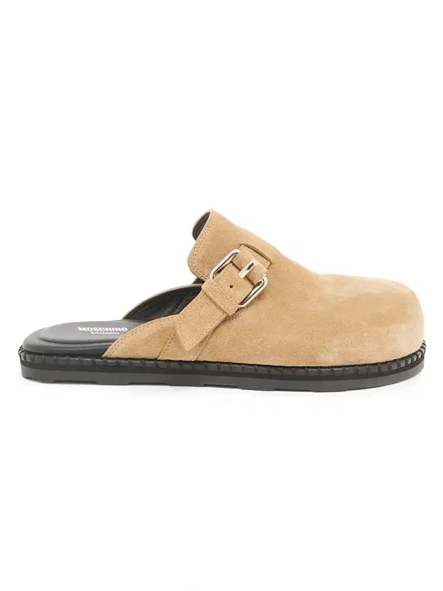 Moschino Women's Sporty Suede Mules - Beige