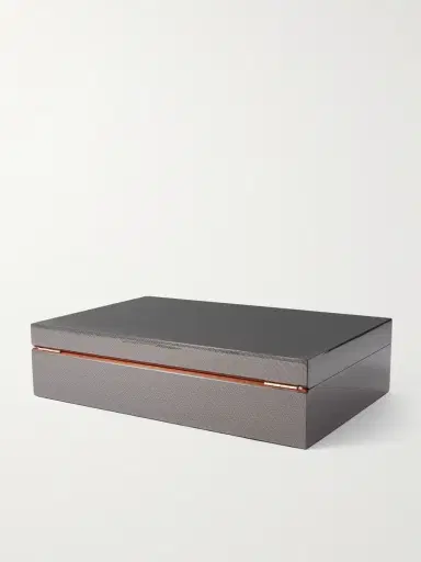 Rapport London Carbon Fiber and Wood 10-Piece Watch Box - Men | Thumbnail 3 Rapport London Carbon Fiber and Wood 10-Piece Watch Box - Men | Thumbnail 3