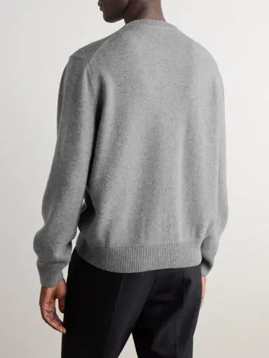 Loewe Anagram Logo-Embroidered Wool Sweater - Men | Thumbnail 3