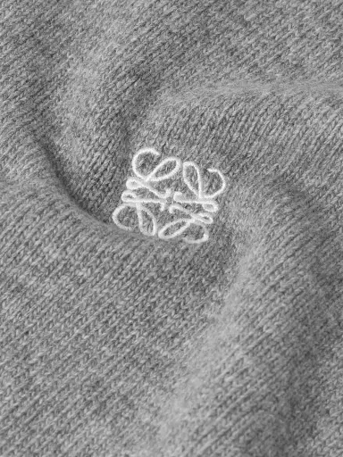 Loewe Anagram Logo-Embroidered Wool Sweater - Men | Thumbnail 4