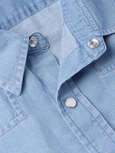 Zegna Cotton and Linen-Blend Chambray Shirt - Men | Thumbnail 5