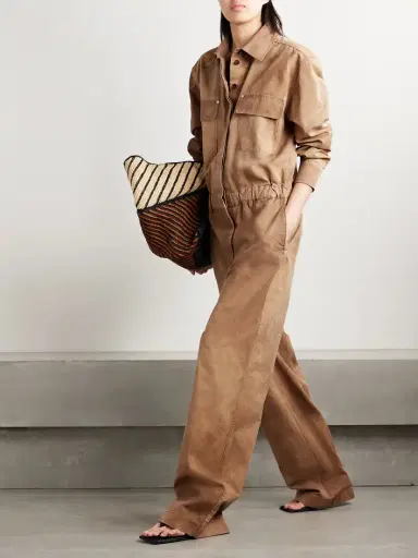 Stella McCartney Washed Organic Cotton-canvas Jumpsuit | Thumbnail 2 Stella McCartney Washed Organic Cotton-canvas Jumpsuit | Thumbnail 2