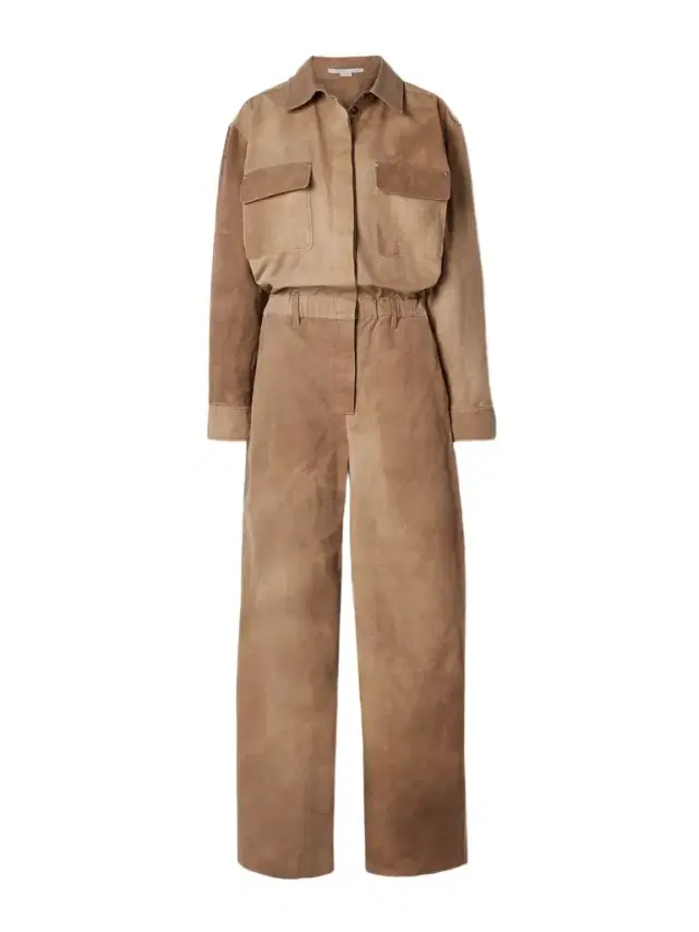 Washed Organic Cotton-canvas Jumpsuit