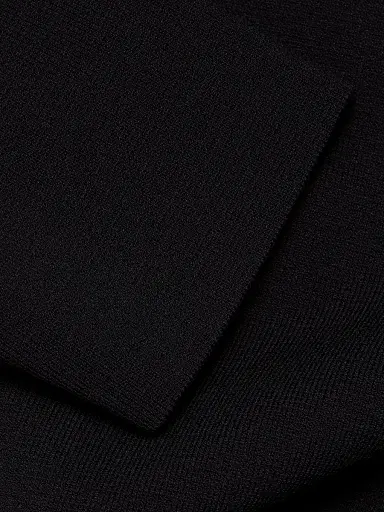 Toteme Women's Jersey-Knit Crewneck Sweater - Black | Thumbnail 7