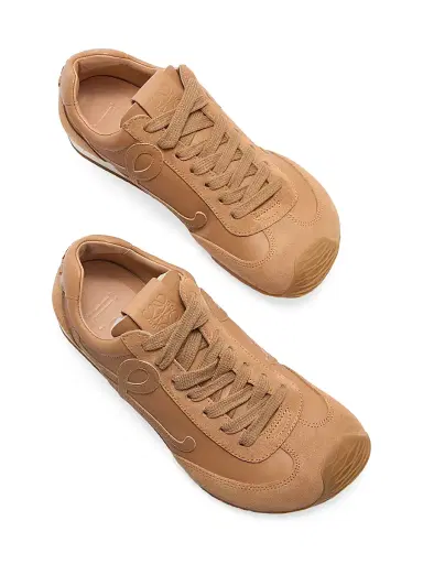 Loewe Women's Ballet Runner 2.0 Leather Sneakers | Thumbnail 3