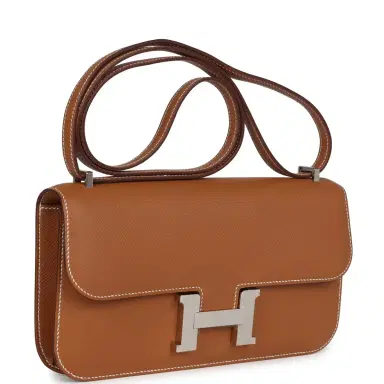 HERMÈS Hermes Constance Elan Gold Epsom Palladium Hardware | Thumbnail 2