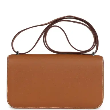 HERMÈS Hermes Constance Elan Gold Epsom Palladium Hardware | Thumbnail 4