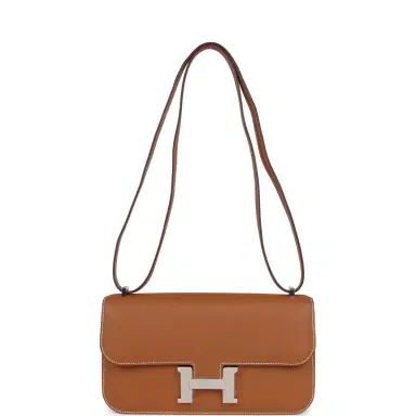 HERMÈS Hermes Constance Elan Gold Epsom Palladium Hardware | Thumbnail 7