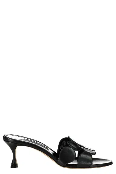 Manolo Blahnik Haribalmu Mules | Thumbnail 1
