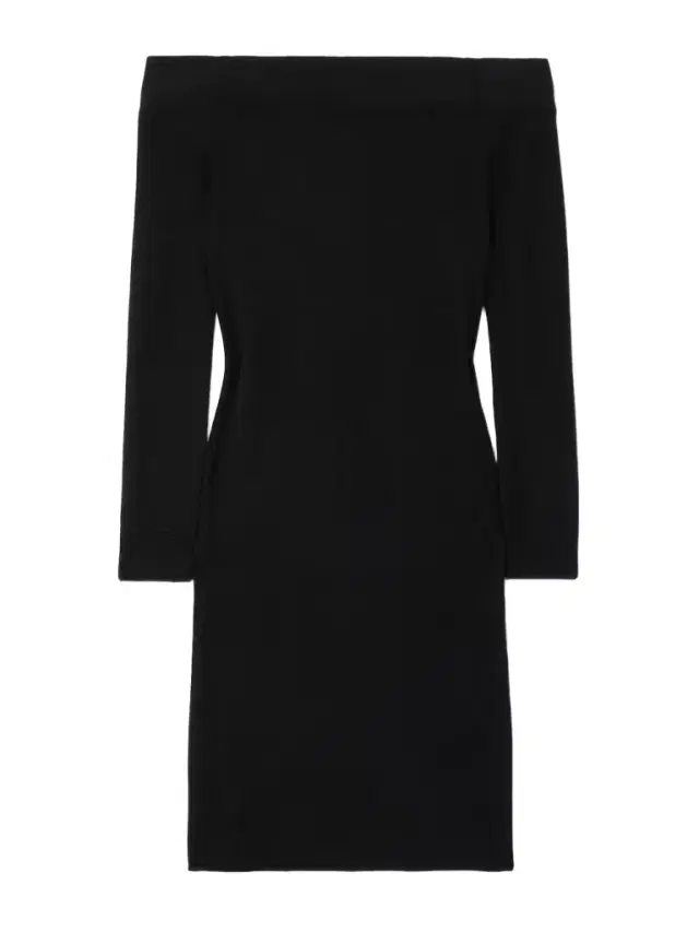 Off-the-shoulder Cashmere And Silk-blend Dress