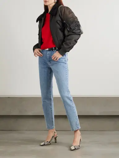 Frame The Borrowed High-rise Slim-leg Jeans | Thumbnail 2 Frame The Borrowed High-rise Slim-leg Jeans | Thumbnail 2