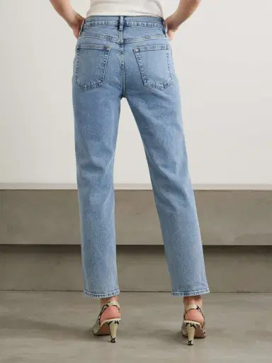 Frame The Borrowed High-rise Slim-leg Jeans | Thumbnail 4 Frame The Borrowed High-rise Slim-leg Jeans | Thumbnail 4
