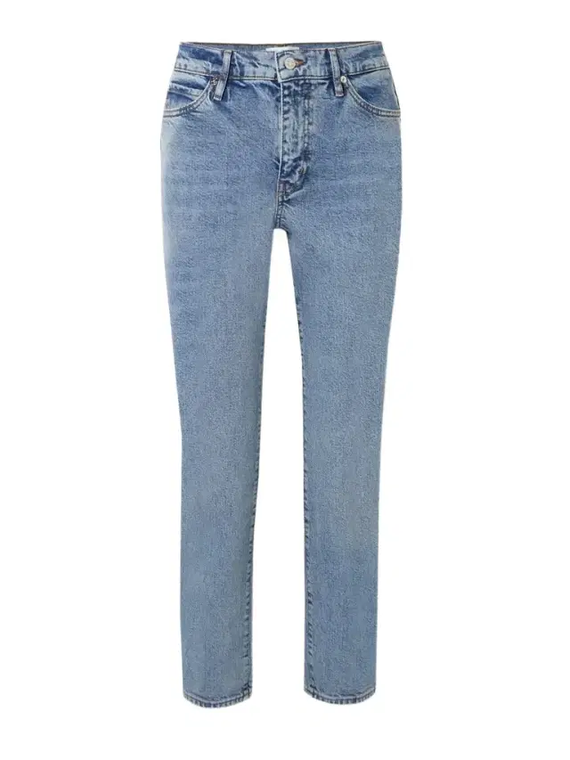 Frame The Borrowed High-rise Slim-leg Jeans