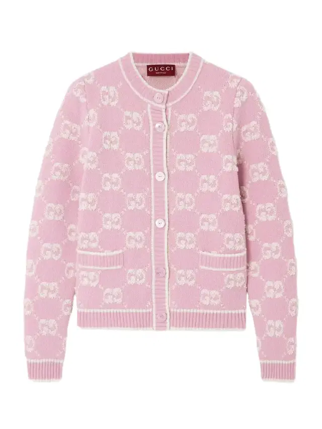 Wool Bouclé-jacquard Cardigan