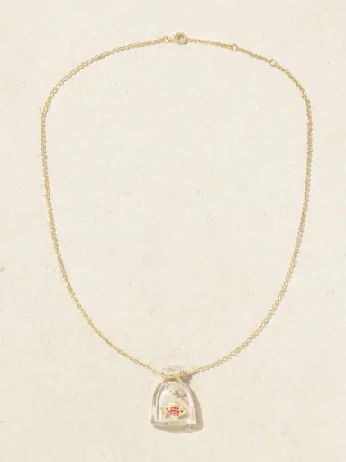 Yvonne Léon Poisson Rouge 9-karat Gold Multi-stone Necklace | Thumbnail 4 Yvonne Léon Poisson Rouge 9-karat Gold Multi-stone Necklace | Thumbnail 4