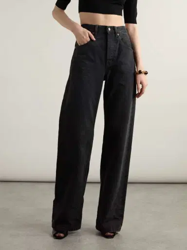 Saint Laurent 90s Baggy High-rise Wide-leg Jeans | Thumbnail 3