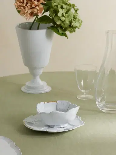 Astier De Villatte + Sacai Mini Sacai Patchwork Gold-plated Ceramic Salad Bowl | Thumbnail 2