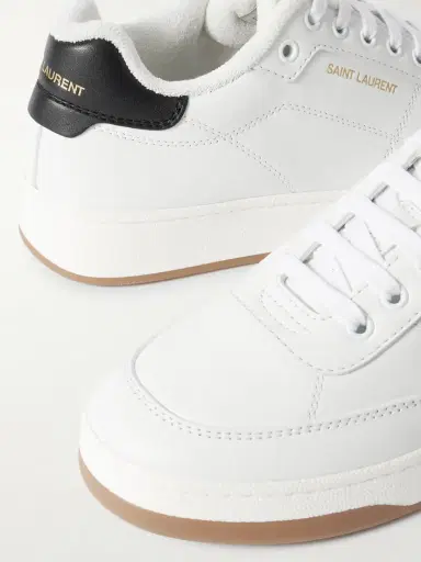 Saint Laurent Sl/61 Logo-print Leather Sneakers | Thumbnail 4 Saint Laurent Sl/61 Logo-print Leather Sneakers | Thumbnail 4