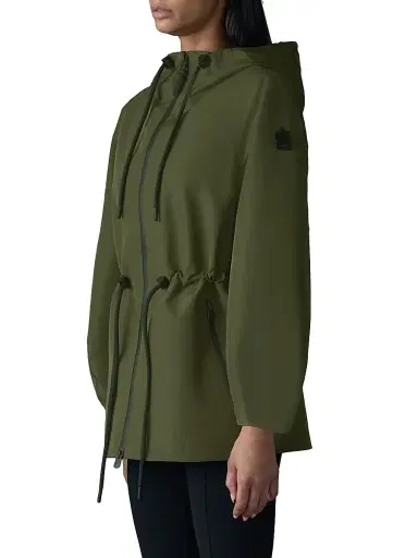 Mackage Women's Kalea-Z Rain Jacket - Light Military Navy | Thumbnail 4