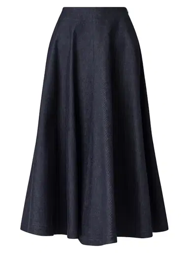 Altuzarra Women's Varda A-Line Midi-Skirt - Berry Blue - Size 12 | Thumbnail 1
