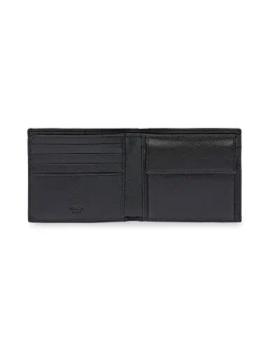 Prada Men's Saffiano Leather Wallet - Black | Thumbnail 4 Prada Men's Saffiano Leather Wallet - Black | Thumbnail 4