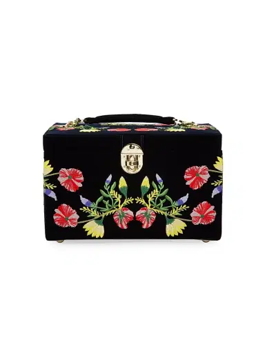 Wolf Medium Zoe Embroidered Jewelry Box | Thumbnail 1