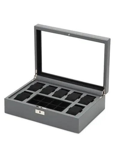 Wolf Howard Watch Box - Grey | Thumbnail 3
