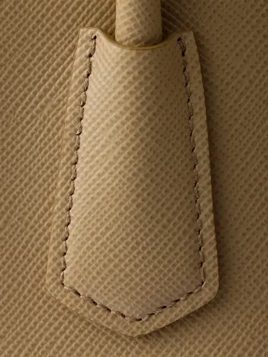 Prada Women's Double Saffiano Leather Top Handle Bag - Beige Khaki | Thumbnail 5