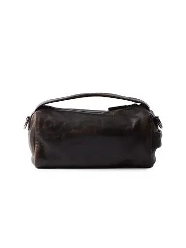 Prada Men's Nappa Leather Shoulder Bag - Brown | Thumbnail 3 Prada Men's Nappa Leather Shoulder Bag - Brown | Thumbnail 3