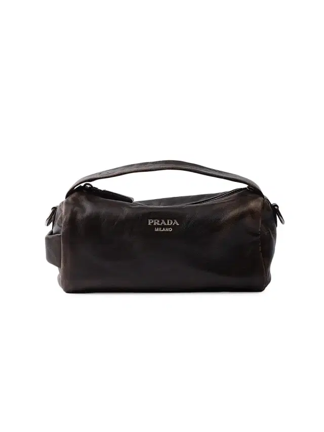 Men's Nappa Leather Shoulder Bag - Brown