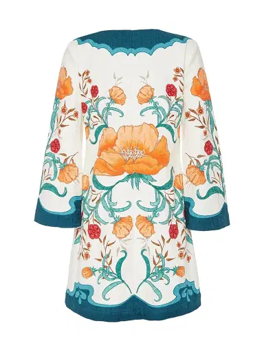 La DoubleJ Women's The Tunic Mini Placee - Morpheus Placee Orange | Thumbnail 2