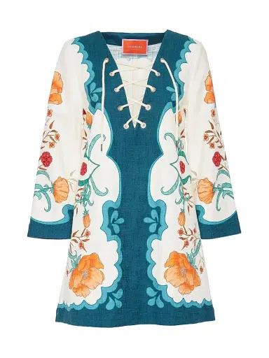 La DoubleJ Women's The Tunic Mini Placee - Morpheus Placee Orange | Thumbnail 1
