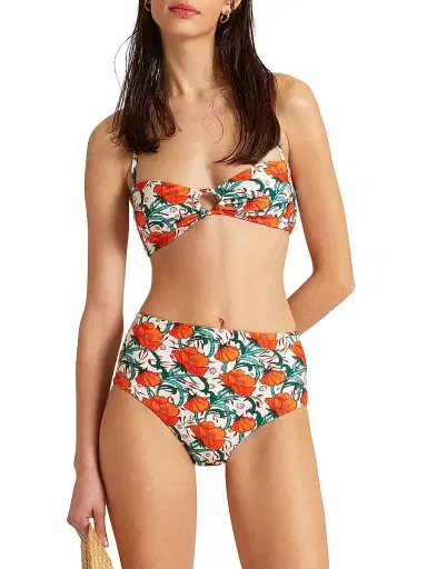 La DoubleJ Women's Honey Top - Morpheus Orange - Size XS | Thumbnail 3