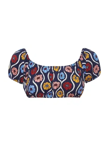 La DoubleJ Women's Mirage Top - Whitsun Mini Blue | Thumbnail 1