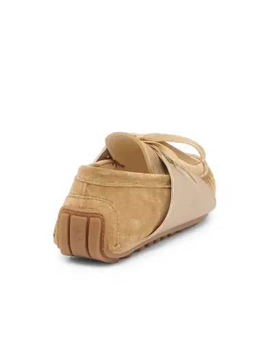 MOSCHINO Men's Suede Driving Loafers - Beige - Size 11 | Thumbnail 3 MOSCHINO Men's Suede Driving Loafers - Beige - Size 11 | Thumbnail 3