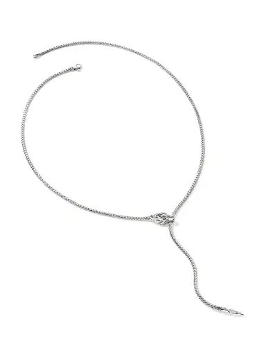 John Hardy Women's Naga Dragon Sterling Silver & Blue Sapphire Lariat Necklace - Silver | Thumbnail 4