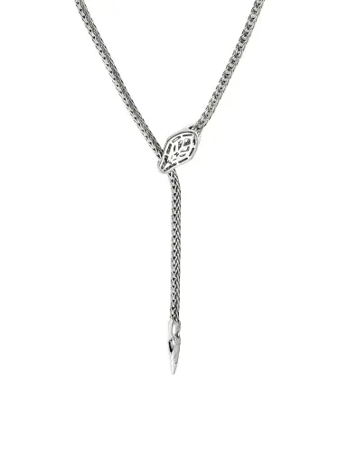 John Hardy Women's Naga Dragon Sterling Silver & Blue Sapphire Lariat Necklace - Silver | Thumbnail 6