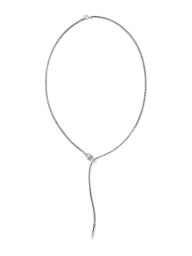 John Hardy Women's Naga Dragon Sterling Silver & Blue Sapphire Lariat Necklace - Silver | Thumbnail 1