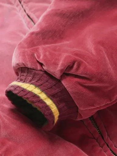 KAPITAL Logo-Embroidered Zip-Detailed Cotton-Velvet Bomber Jacket - Men | Thumbnail 4 KAPITAL Logo-Embroidered Zip-Detailed Cotton-Velvet Bomber Jacket - Men | Thumbnail 4
