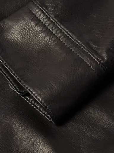 A.PRESSE Leather Shirt Jacket - Men | Thumbnail 6 A.PRESSE Leather Shirt Jacket - Men | Thumbnail 6