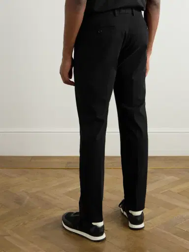 Zegna Easy Straight-Leg Garment-Dyed Cotton-Blend Chinos - Men | Thumbnail 4