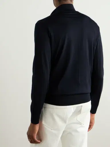 Zegna Wool Zip-Up Cardigan - Men | Thumbnail 4 Zegna Wool Zip-Up Cardigan - Men | Thumbnail 4