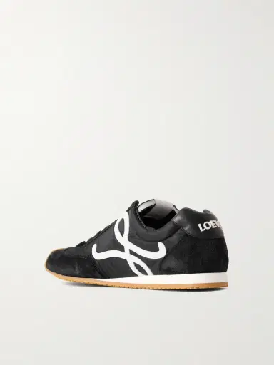 Loewe Ballet Runner 2.0 Logo-Appliquéd Shell, Suede and Leather Sneakers - Men | Thumbnail 4 Loewe Ballet Runner 2.0 Logo-Appliquéd Shell, Suede and Leather Sneakers - Men | Thumbnail 4