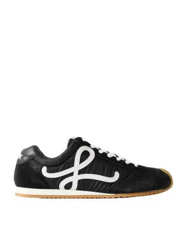 Loewe Ballet Runner 2.0 Logo-Appliquéd Shell, Suede and Leather Sneakers - Men | Thumbnail 1 Loewe Ballet Runner 2.0 Logo-Appliquéd Shell, Suede and Leather Sneakers - Men | Thumbnail 1