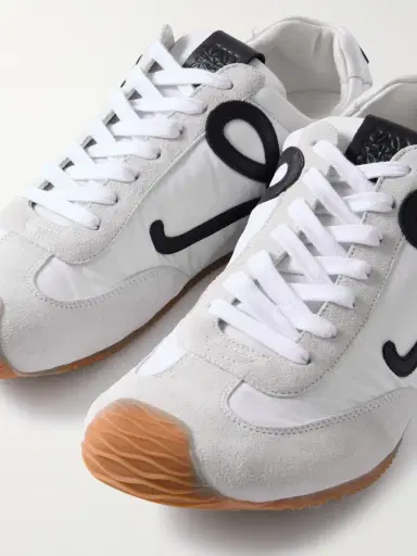 Loewe Ballet Runner 2.0 Logo-Appliquéd Shell, Suede and Leather Sneakers - Men | Thumbnail 5 Loewe Ballet Runner 2.0 Logo-Appliquéd Shell, Suede and Leather Sneakers - Men | Thumbnail 5