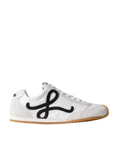 Loewe Ballet Runner 2.0 Logo-Appliquéd Shell, Suede and Leather Sneakers - Men | Thumbnail 1 Loewe Ballet Runner 2.0 Logo-Appliquéd Shell, Suede and Leather Sneakers - Men | Thumbnail 1