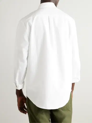Portuguese Flannel Belavista Button-Down Collar Cotton Oxford Shirt - Men | Thumbnail 3 Portuguese Flannel Belavista Button-Down Collar Cotton Oxford Shirt - Men | Thumbnail 3