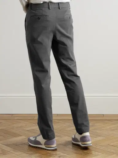 MR P. Samuel Straight-Leg Organic Cotton-Blend Twill Chinos - Men | Thumbnail 4