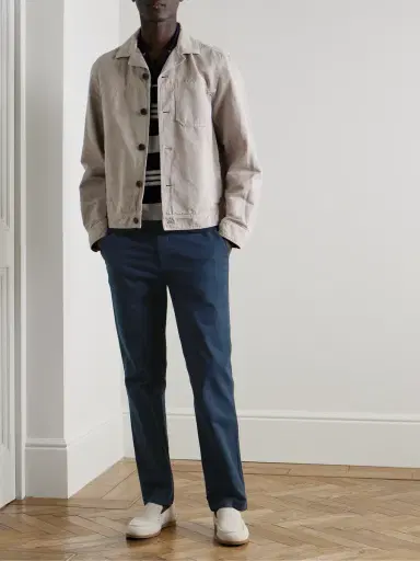 MR P. Samuel Straight-Leg Organic Cotton-Blend Twill Chinos - Men | Thumbnail 2